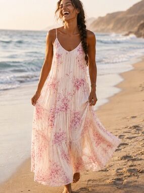 cotton maxi dresses on sale Amara Cotton Maxi Dress